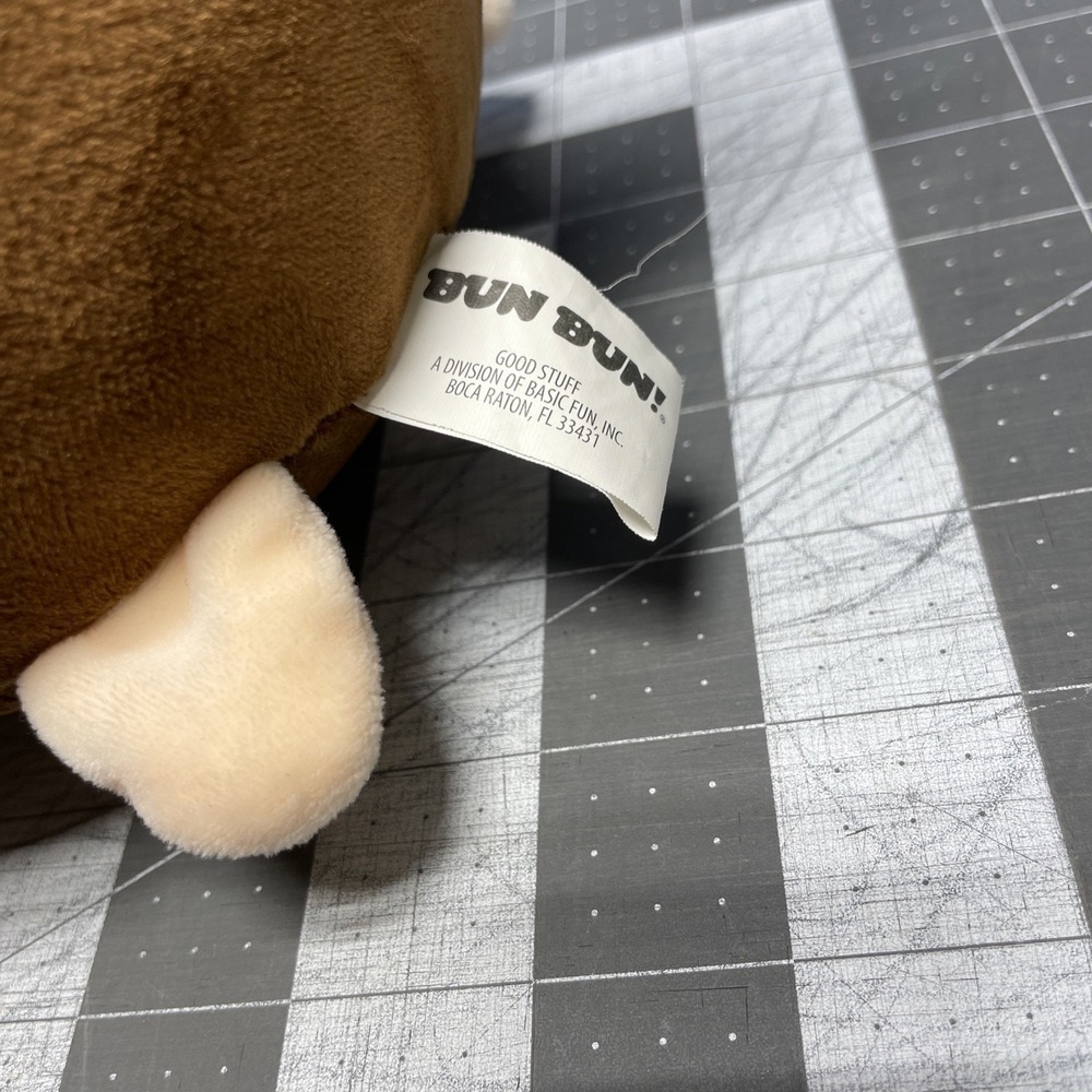 Bun Bun 2021 Stacking Plush English‎ Bulldog Brown Blue Collar - Picture 7 of 9